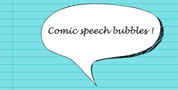 Comic Speech Bubbles and Extra Elements - 8763539 Videohive Download
