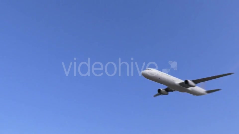 Commercial Airplane Arriving To Las Vegas Airport Travelling To United States Videohive 19592517 Motion Graphics Image 4