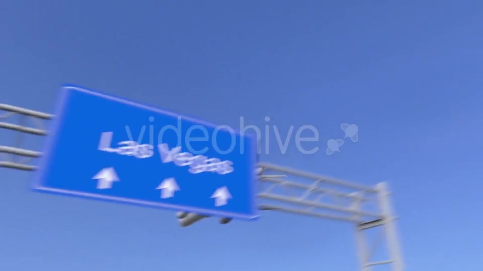 Commercial Airplane Arriving To Las Vegas Airport Travelling To United States Videohive 19592517 Motion Graphics Image 5