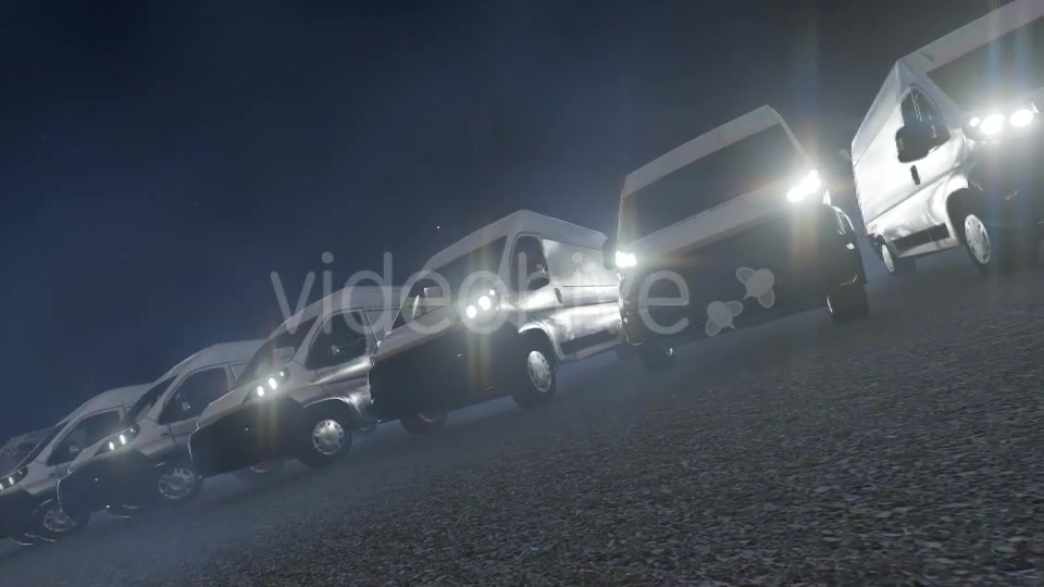 Commercial truck fleet Videohive 19696947 Motion Graphics Image 2