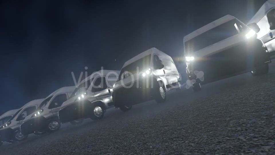 Commercial truck fleet Videohive 19696947 Motion Graphics Image 3