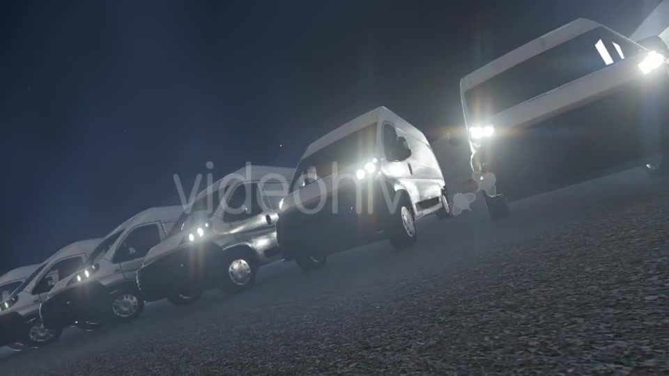 Commercial truck fleet Videohive 19696947 Motion Graphics Image 4