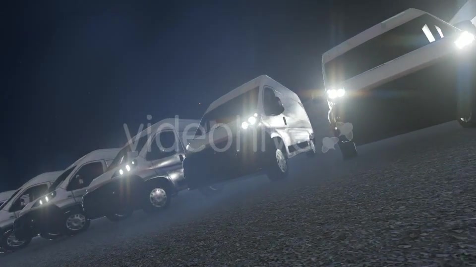 Commercial truck fleet Videohive 19696947 Motion Graphics Image 5