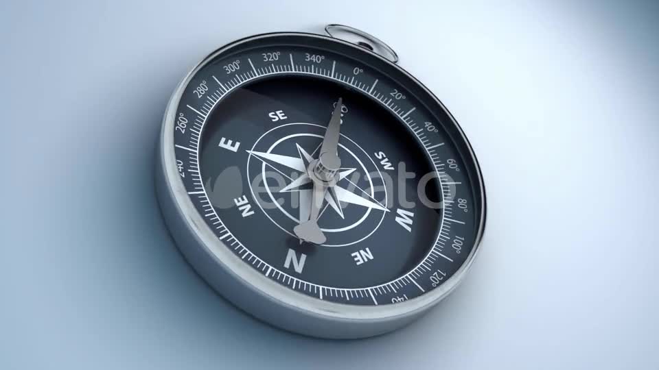 Compass Pointing North Videohive 22534655 Motion Graphics Image 1