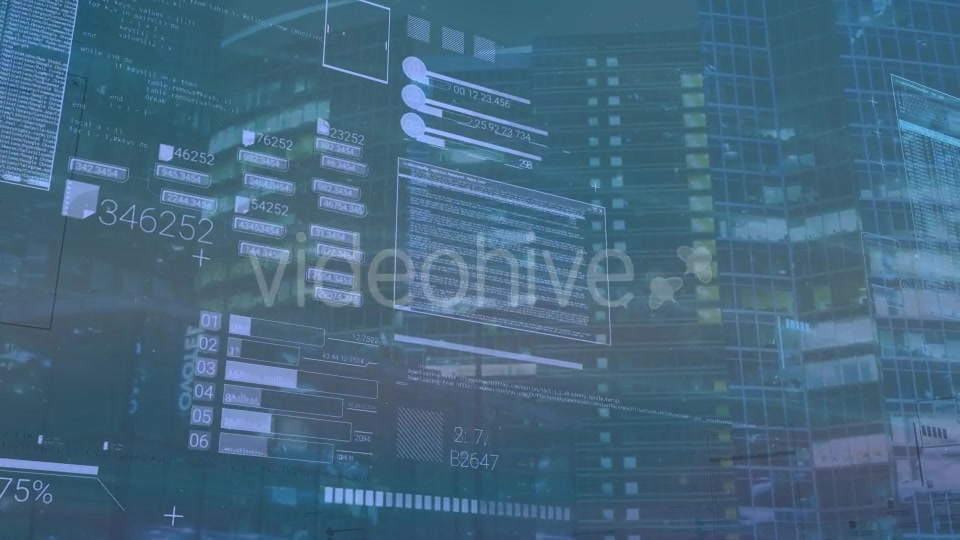 Computer Background With Elements Of Interface, Coding Or IT Technologies Videohive 21217078 Motion Graphics Image 2