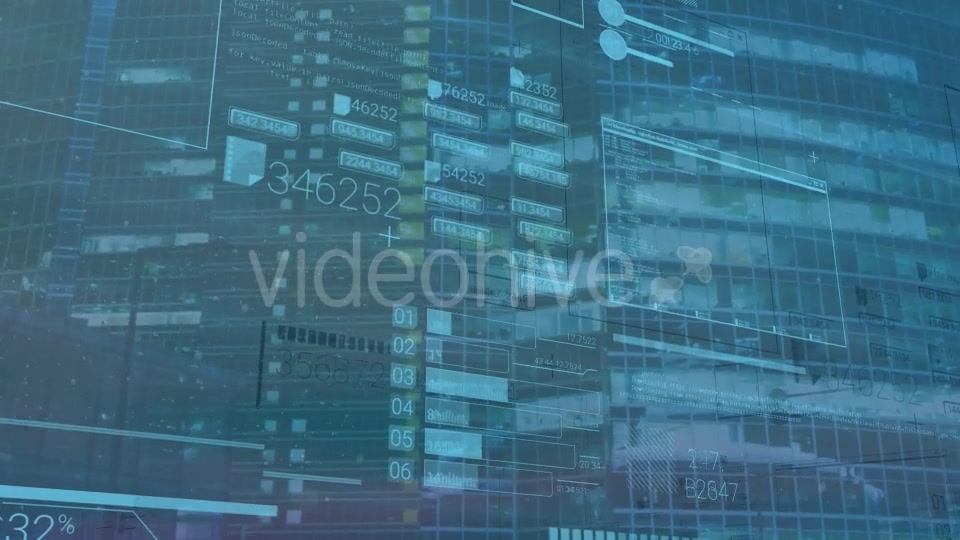 Computer Background With Elements Of Interface, Coding Or IT Technologies Videohive 21217078 Motion Graphics Image 6