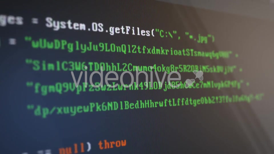Computer Code Encrypting Files 4 Shots Included Videohive 20570182 Motion Graphics Image 6
