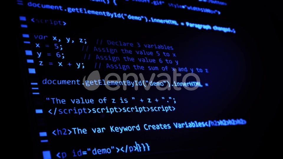 Computer Code Programming Screen Videohive 23274791 Motion Graphics Image 5