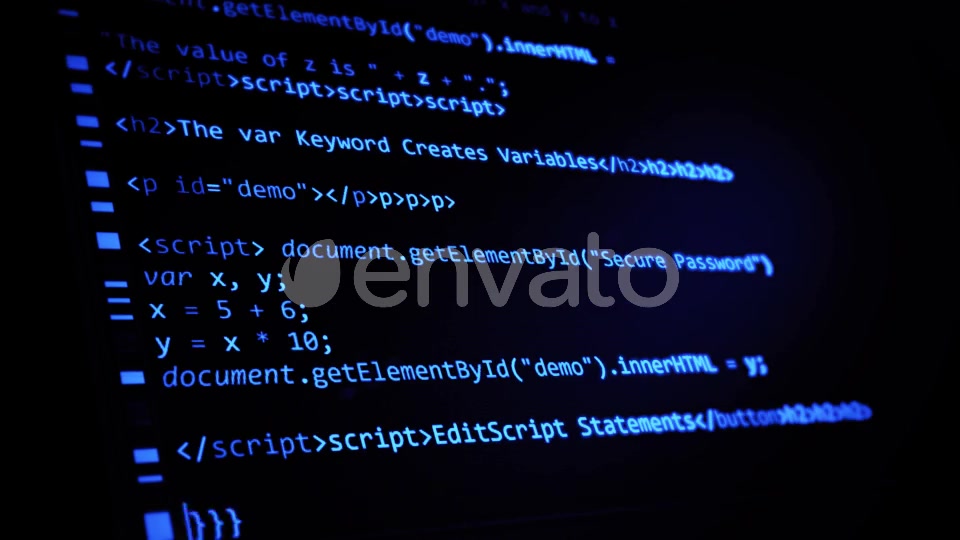 Computer Code Programming Screen Videohive 23274791 Motion Graphics Image 6