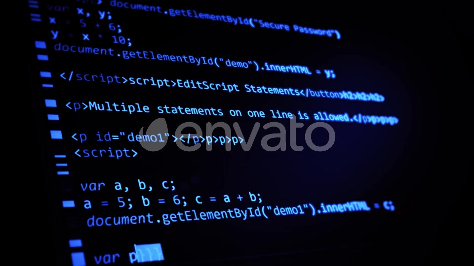 Computer Code Programming Screen Videohive 23274791 Motion Graphics Image 7