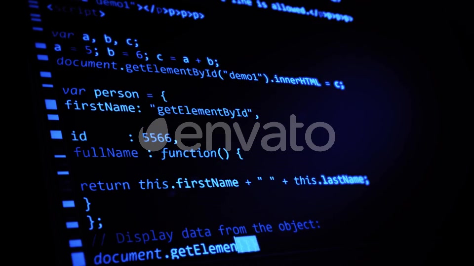 Computer Code Programming Screen Videohive 23274791 Motion Graphics Image 8