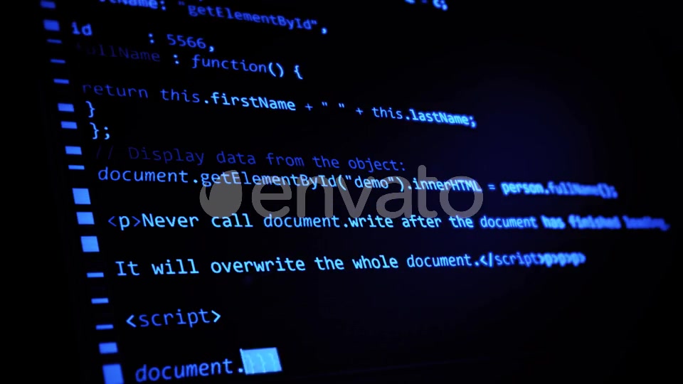Computer Code Programming Screen Videohive 23274791 Motion Graphics Image 9