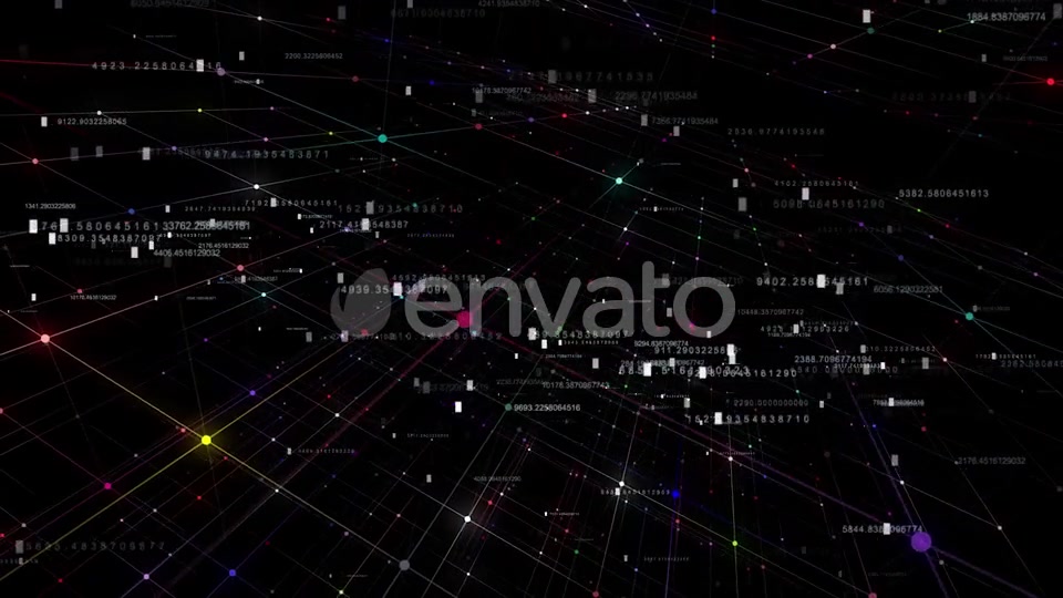 Computer Data Network With Hud Numbers Videohive 23434856 Motion Graphics Image 10