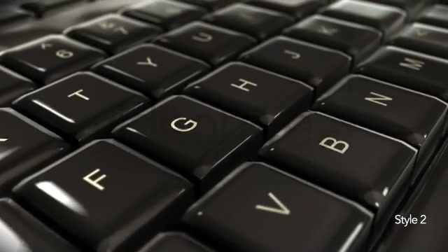 Computer Keyboard Closeup on Keys Typing & Pan Videohive 5275002 Motion Graphics Image 8