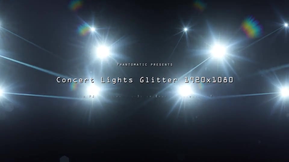 Concert Lights Glitter Videohive 13338244 Motion Graphics Image 2