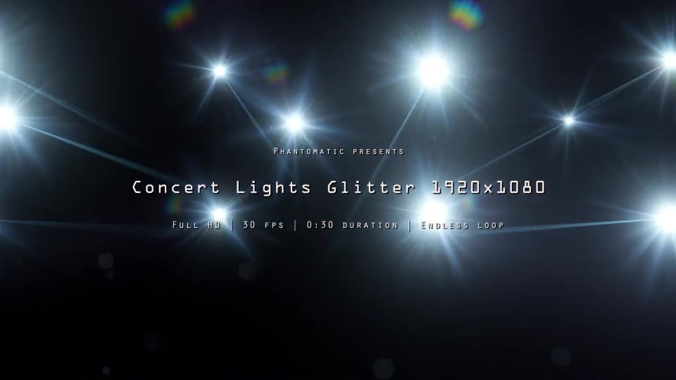 Concert Lights Glitter Videohive 13338244 Motion Graphics Image 3
