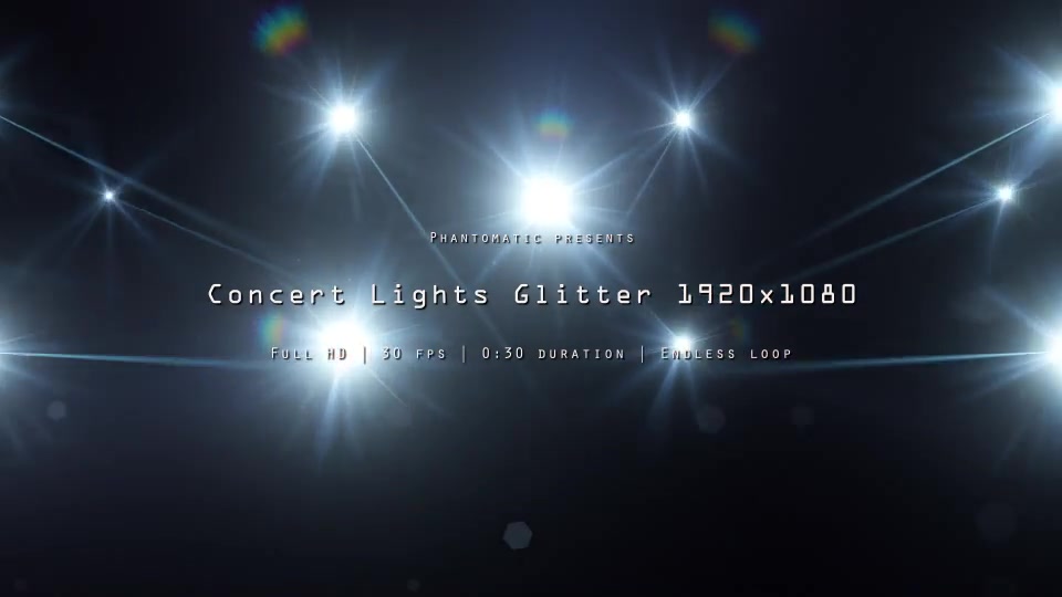 Concert Lights Glitter Videohive 13338244 Motion Graphics Image 4