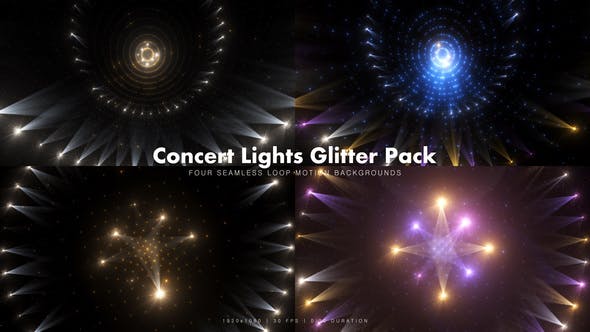 Concert Lights Glitter Pack 4 - 15429397 Videohive Download