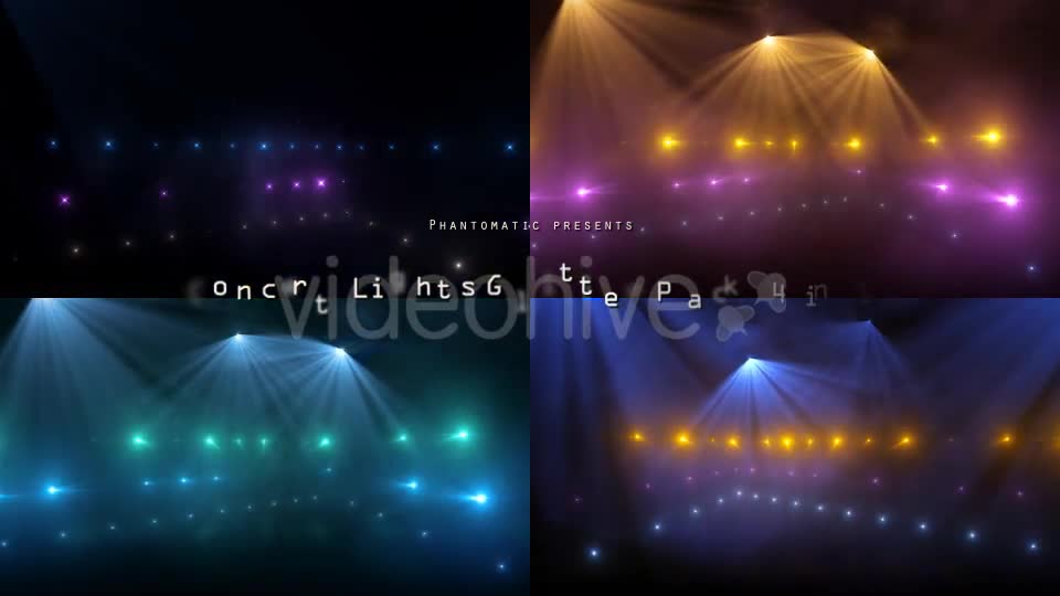 Concert Lights Glitter Pack 6 Videohive 18927690 Motion Graphics Image 1