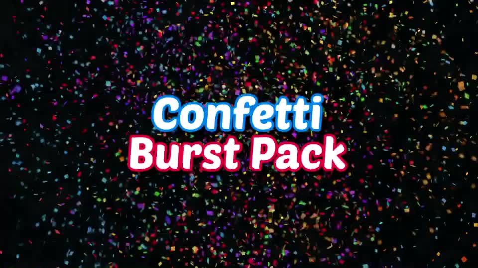 Confetti Burst Pack Videohive 16390494 Motion Graphics Image 1
