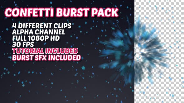 Confetti Burst Pack - 16390494 Videohive Download