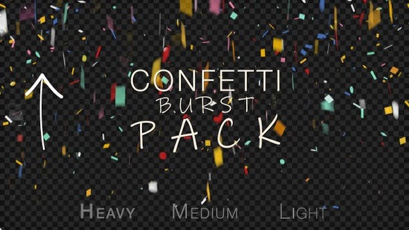 Confetti Burst Pack - Download 23751303 Videohive