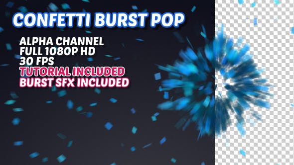 Confetti Burst Pop - 16399240 Videohive Download