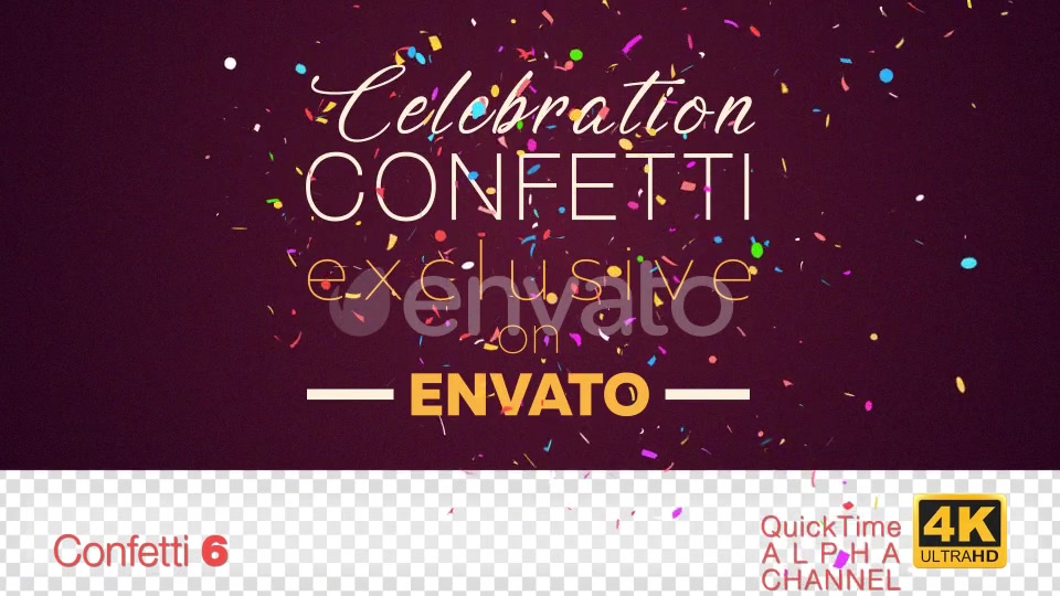 Confetti Videohive 24861663 Motion Graphics Image 6