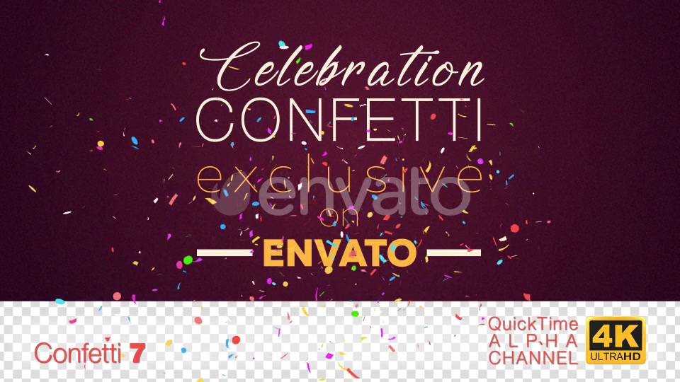 Confetti Videohive 24861663 Motion Graphics Image 7