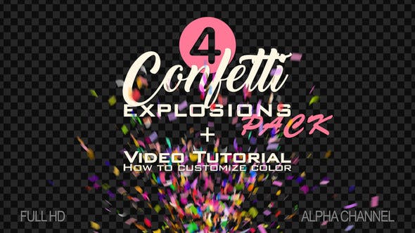 Confetti Explosion - 21977557 Videohive Download