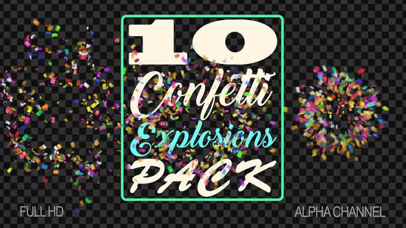 Confetti Explosion - Videohive 22037345 Download