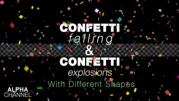 Confetti Explosions - 23221114 Videohive Download
