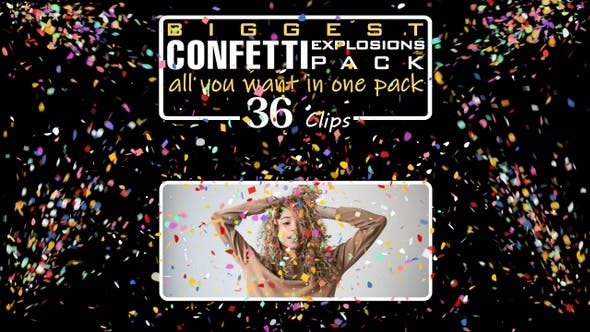 Confetti Explosions - 23882151 Download Videohive