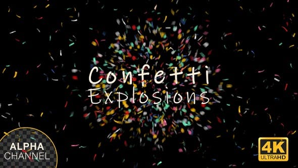 Confetti Explosions and Burst - 23757355 Download Videohive