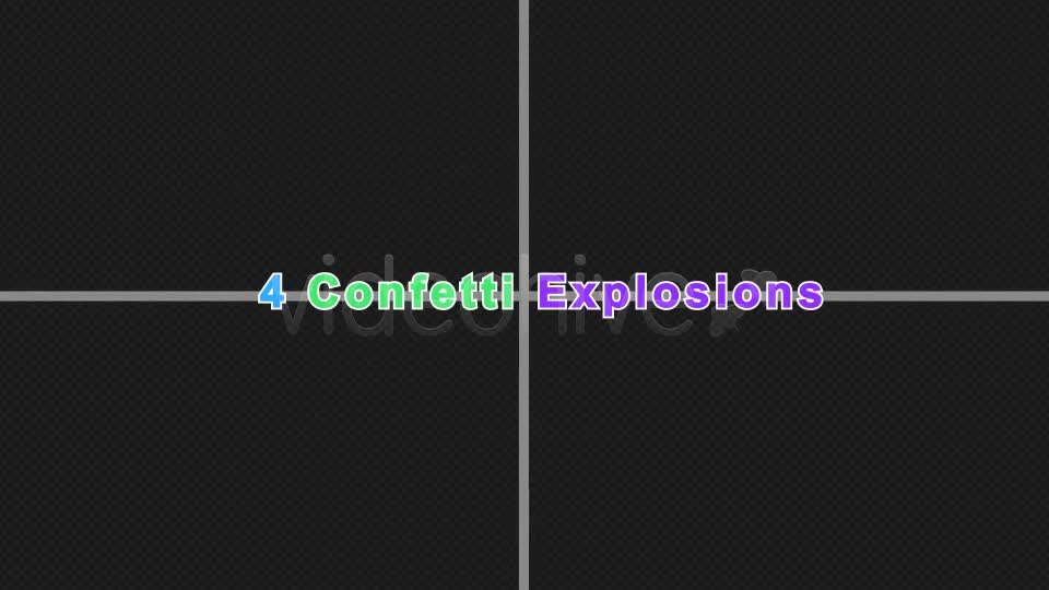 Confetti Explosions Videohive 20958091 Motion Graphics Image 1