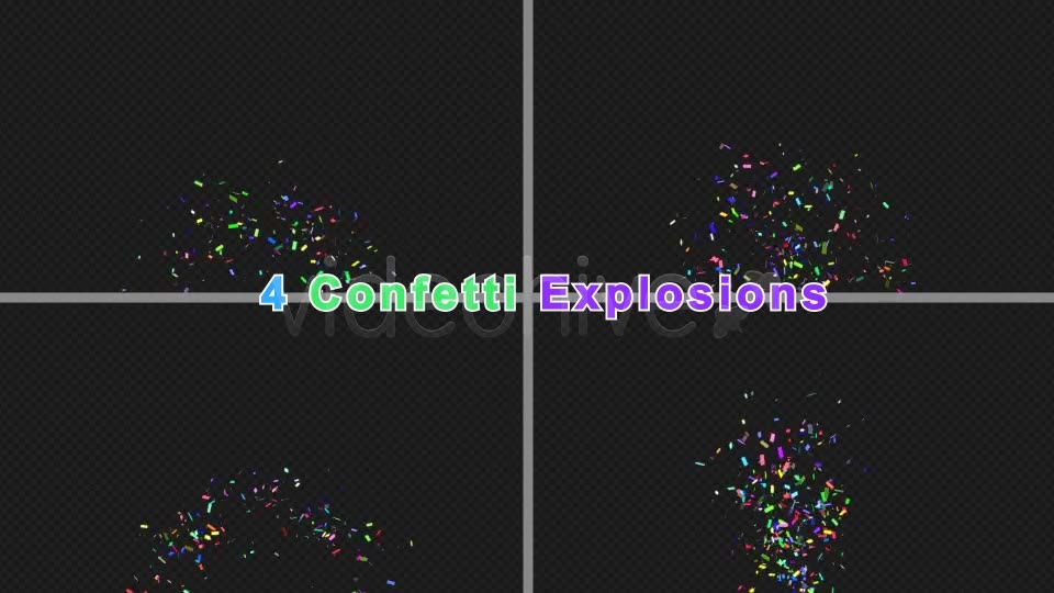 Confetti Explosions Videohive 20958091 Motion Graphics Image 2