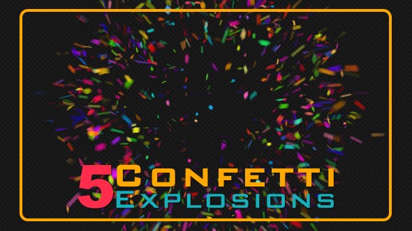 Confetti Explosions - Videohive 21378016 Download