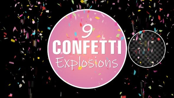 Confetti Explosions - Videohive Download 23438499