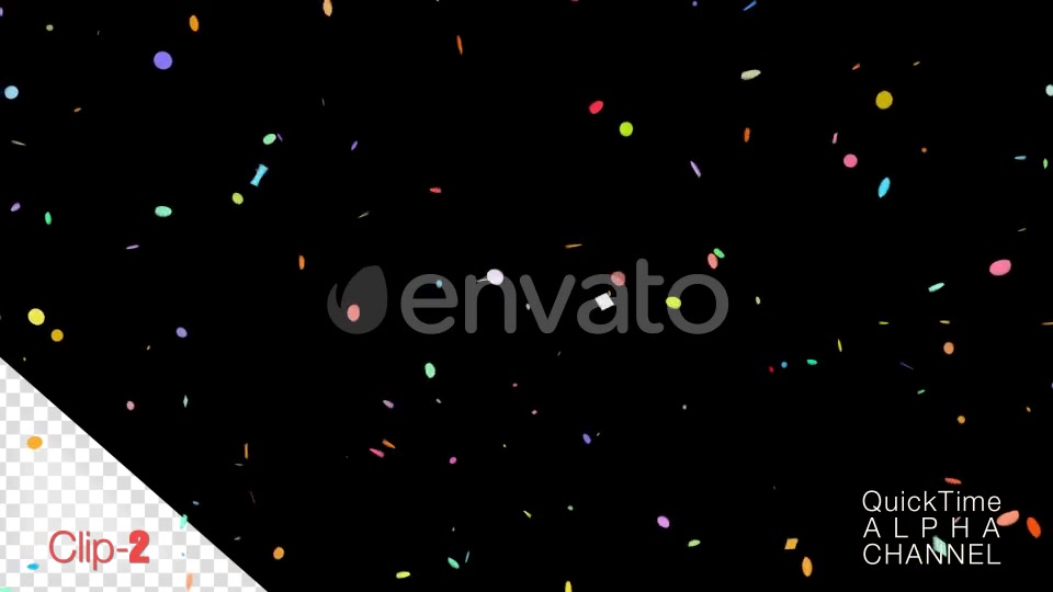 Confetti Falling Alpha Channel 4K Videohive 24775560 Motion Graphics Image 11