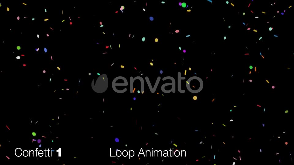 Confetti Falling Loop Videohive 23756474 Motion Graphics Image 2