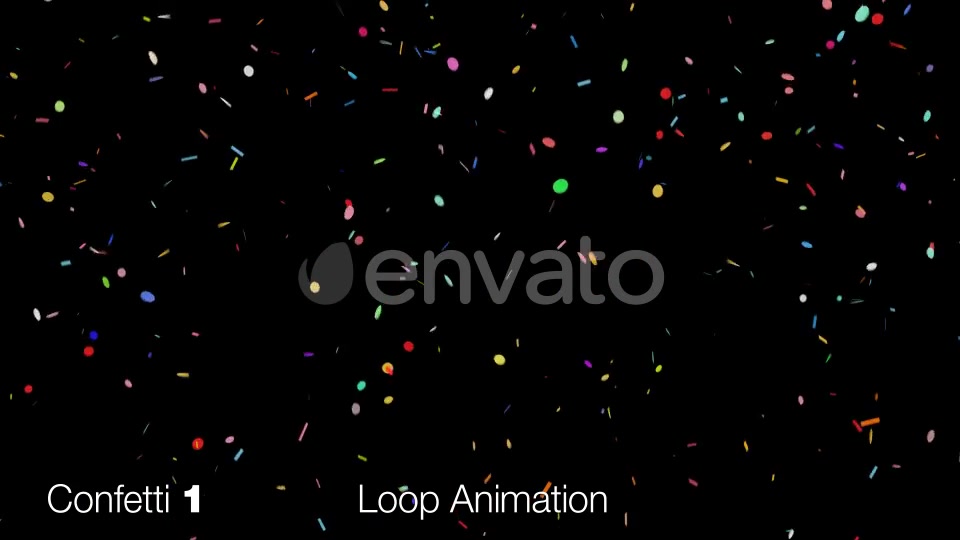 Confetti Falling Loop Videohive 23756474 Motion Graphics Image 3
