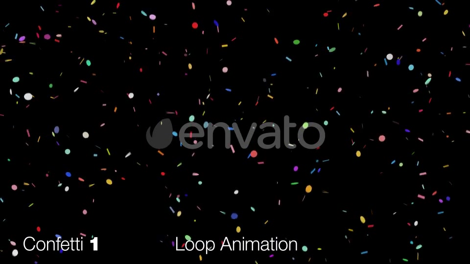 Confetti Falling Loop Videohive 23756474 Motion Graphics Image 4
