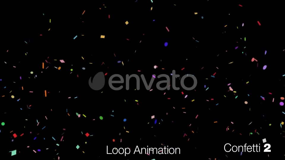 Confetti Falling Loop Videohive 23756474 Motion Graphics Image 5