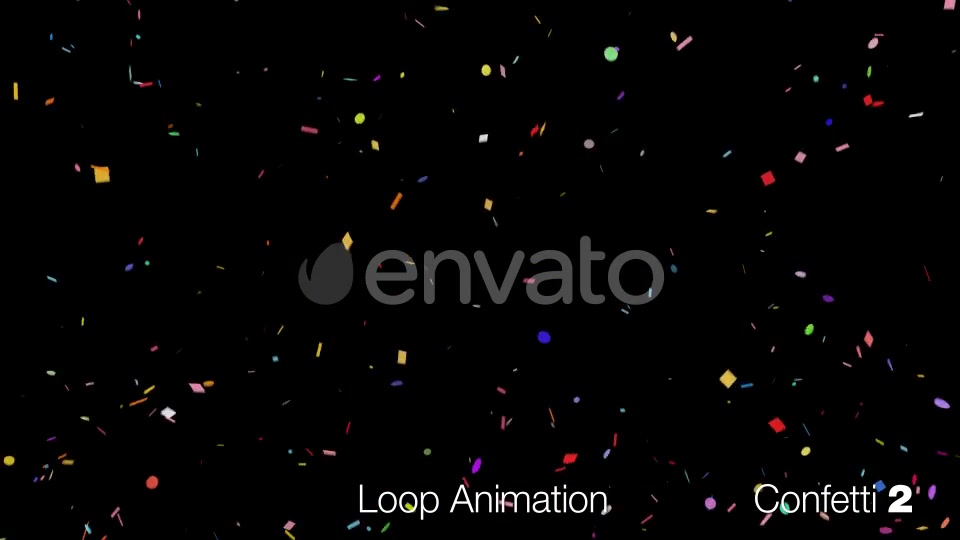 Confetti Falling Loop Videohive 23756474 Motion Graphics Image 6