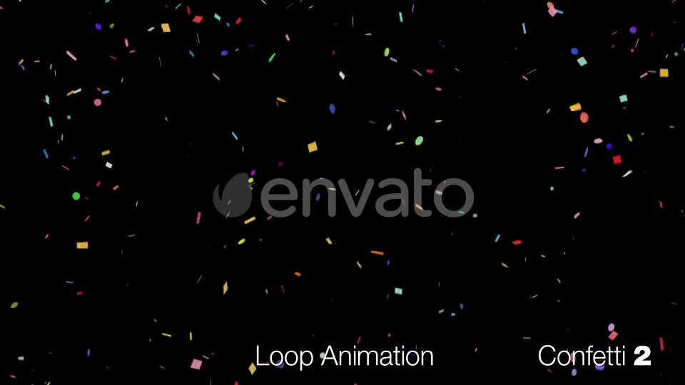 Confetti Falling Loop Videohive 23756474 Motion Graphics Image 7