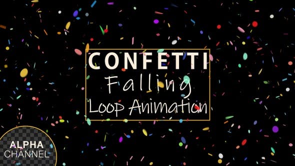 Confetti Falling Loop - Download 23756474 Videohive
