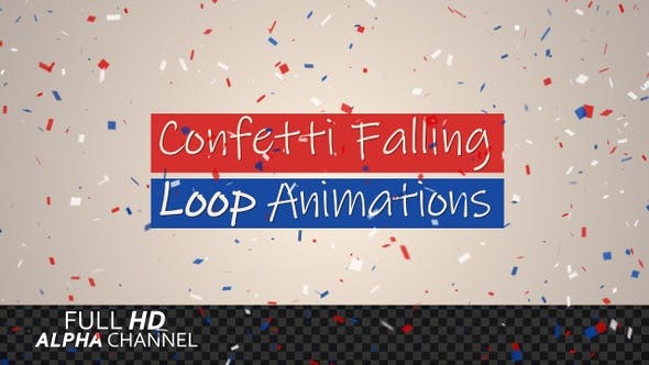 Confetti Falling - Videohive 23356283 Download