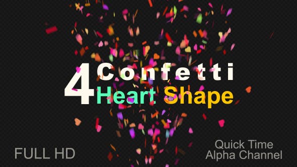 Confetti Heart - 21245746 Videohive Download