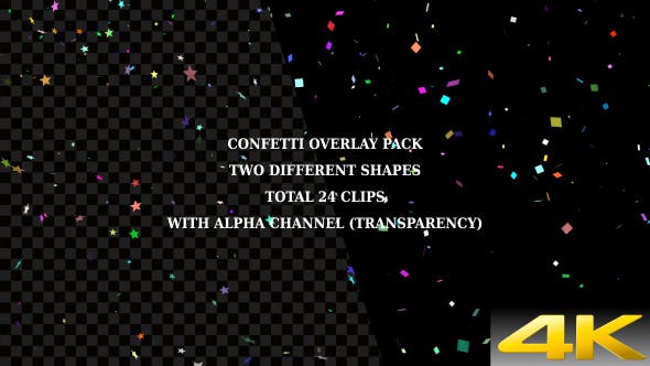 Confetti Overlay Pack - Download Videohive 21026398