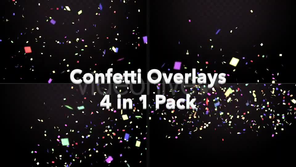 Confetti Overlays Videohive 20377677 Motion Graphics Image 1